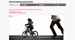 Desktop Screenshot of erstatningsrett.com